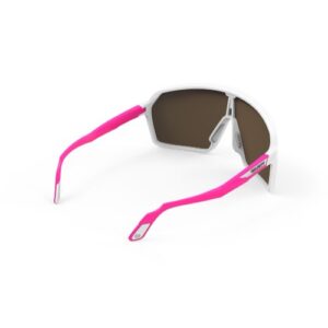 Rudy Project Spinshield -aurinkolasit – white/pink fluo (multilaser red)