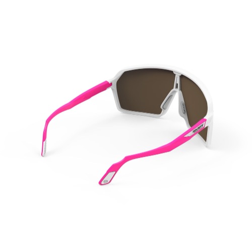 Rudy Project Spinshield -aurinkolasit – white/pink fluo (multilaser red)