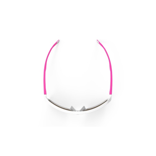 Rudy Project Spinshield -aurinkolasit – white/pink fluo (multilaser red)
