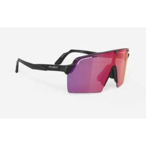 Rudy Project Spinshield PRO aurinkolasit – black gloss (multilaser red)