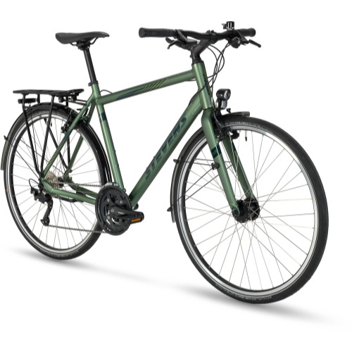 Stevens Cross 4X Lite Tour Gent hybridipyörä 52cm – forest green