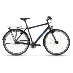 Stevens Elegance Lite Gent miesten hybridipyörä – velvet black