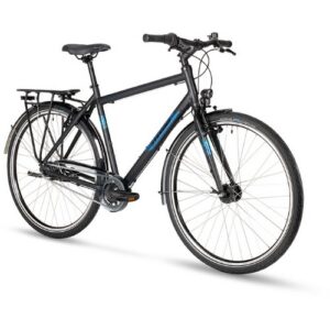 Stevens Elegance Lite Gent miesten hybridipyörä – velvet black