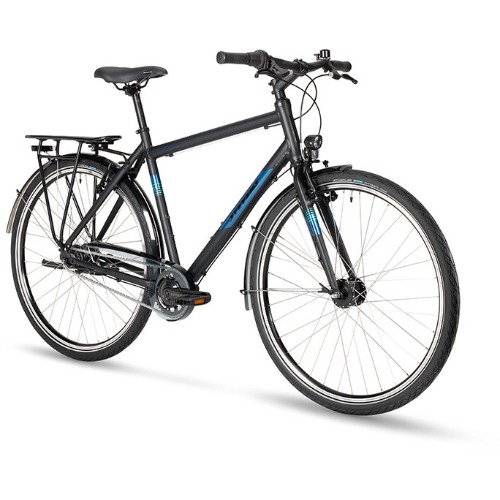 Stevens Elegance Lite Gent miesten hybridipyörä – velvet black