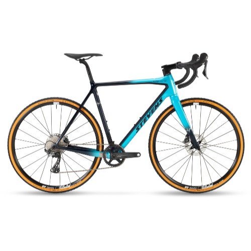 Stevens Super Prestige Disc Di2 cyclocross-pyörä 52cm – Crystal Blue