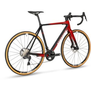 Stevens Super Prestige Disc Di2 cyclocross-pyörä 58cm – chrome red black