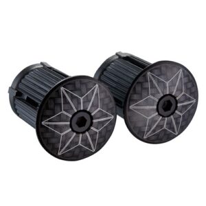 Supacaz Star Plugz ohjaustangon tulpat – lazer carbon