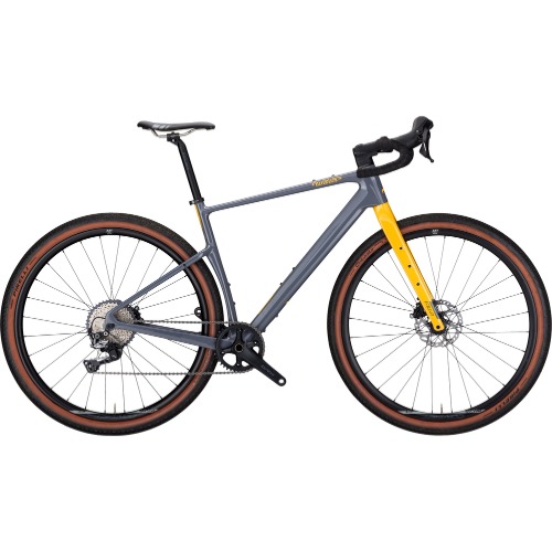 Wilier Adlar (GRX 1×12 / Graff XL) gravelpyörä L – harmaa/keltainen