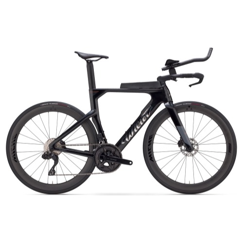 Wilier Turbine SL (105 R7170 Di2 / Miche 50 Carbon) triathlonpyörä – black/grey